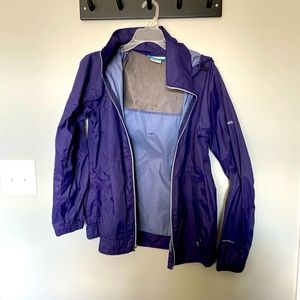Colombia, blue/purple rain jacket M!